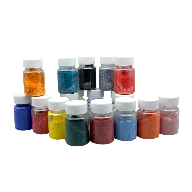 50g Ceramic Glaze Coloring Powder DIY Pottery Glaze Coloring Tools Kneading Clay Glaze Mixing Agent Art Pigments