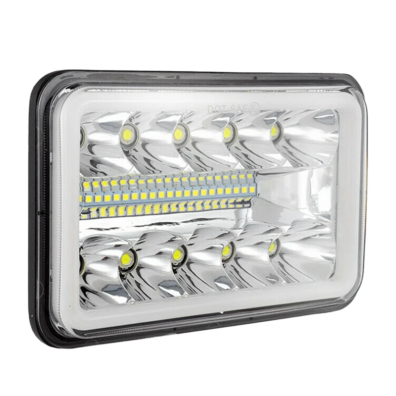 4Inch X 6Inch Led Drl Light Bulb Crystal Clear Sealed Beam Head Light Lamp Headlight 6X4 Truck