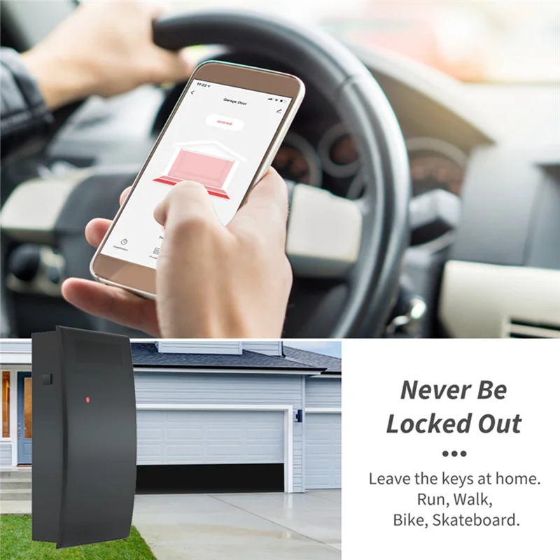 New!Tuya Smart Life App WIFI Garage Door Opener Controller Gate Door Open Close Monitor Voice Control For Alexa Google