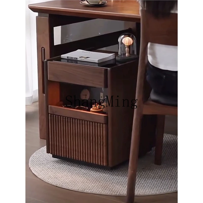 SM storage storage new Chinese-style solid wood edge few living room home sofa side cabinet modern simple corner few