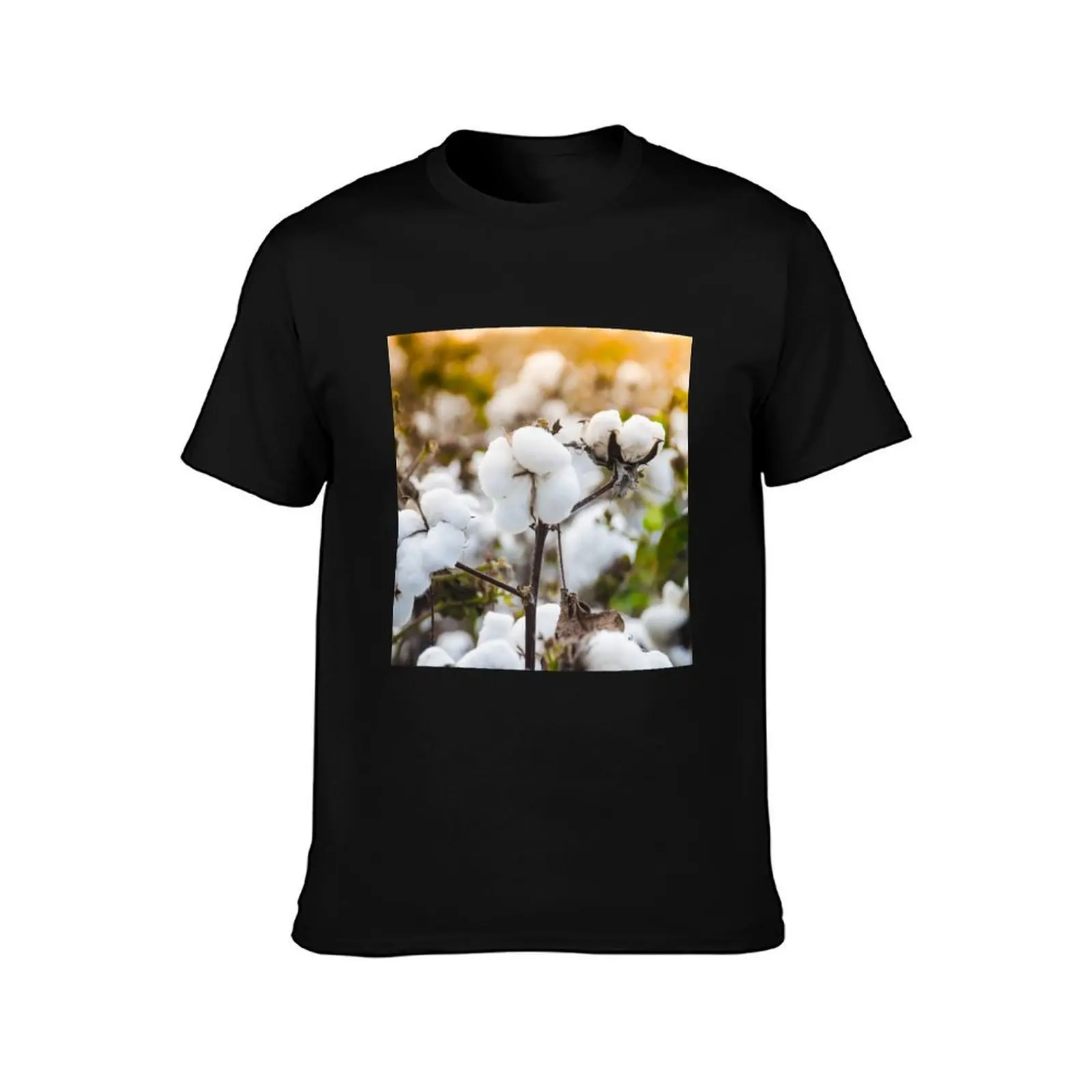 Cotton Field 4 T-Shirt Soft Stretch Short Sleeve Top T-Shirt
