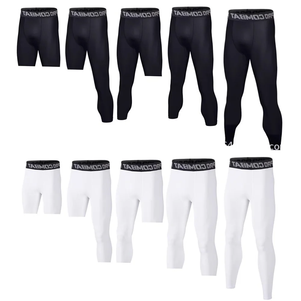 

Men's Compression Pants Male Tights Leggings For Running Training Sport Fitness Quick Dry Fit Joggings Workout Active Shorts