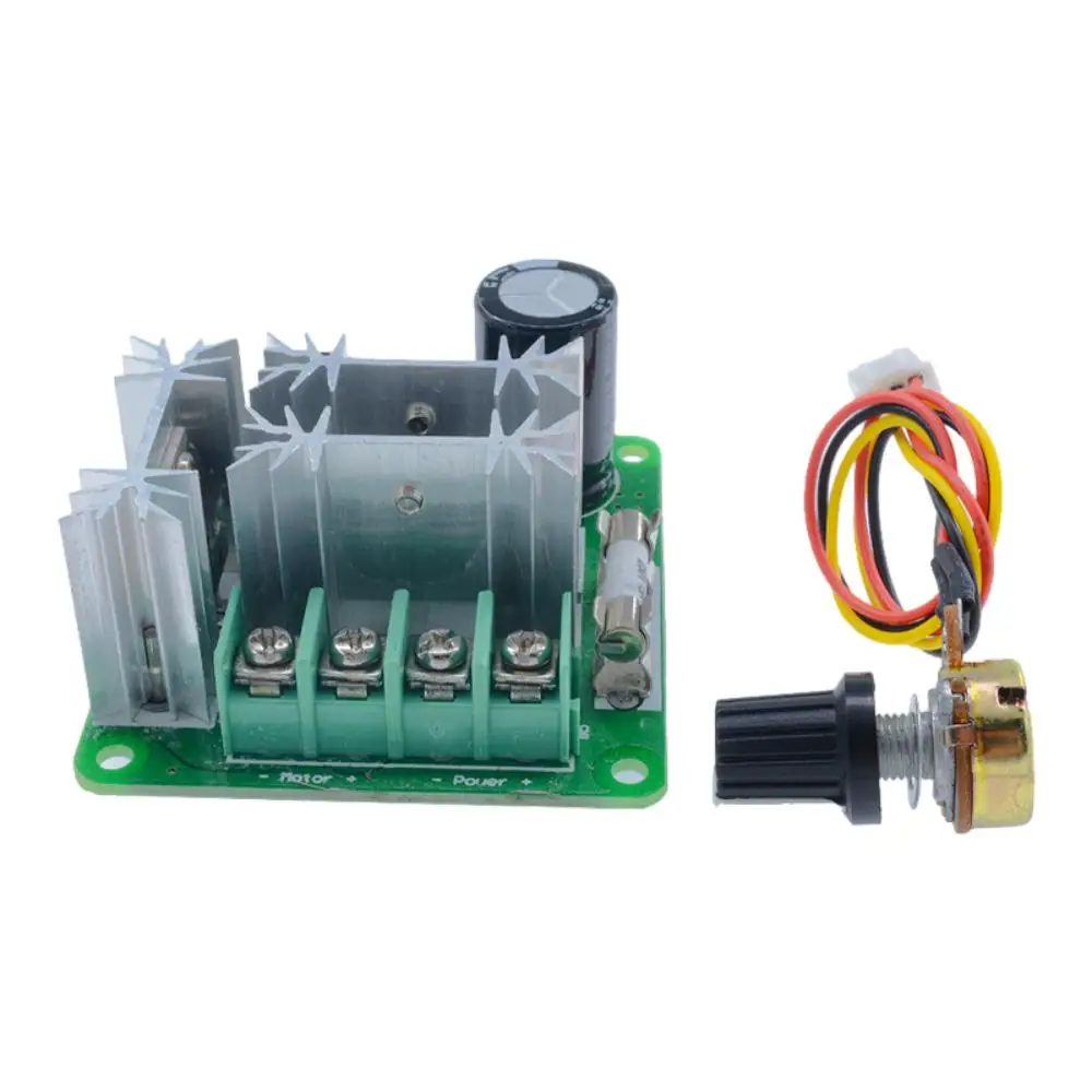 DC Motor Speed Controller 6-30V 8A PWM 0-100% Motor Speed Adjustable Controller PLC Speed Control Governer with Potentiometer