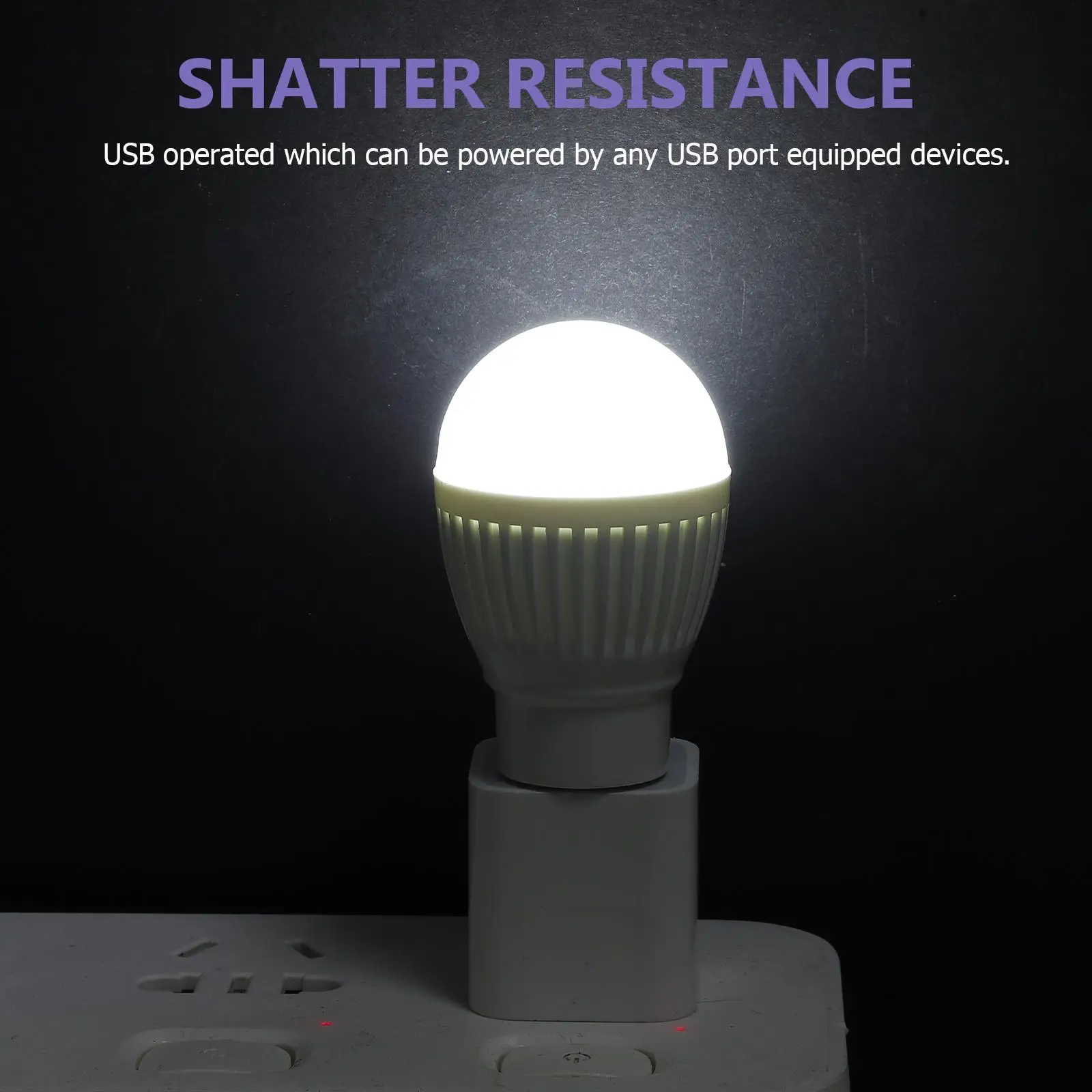 USB Light Bulb Mini Desk Lamp for Computer Bathroom Car LED Resistance Portable Eye Protection Brightness