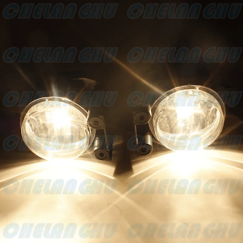 For Chevrolet AVEO 2019 2020 Car accessories Pair Left+Right Side Front Bumper Fog Lights Lamp With Halogen Bulbs