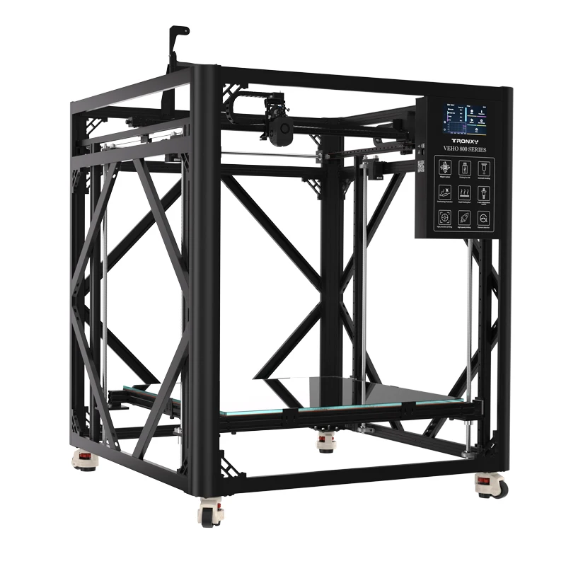 3D-принтер TRONXY VEHO 800 PRO (новая улучшенная версия) с огромной областью печати 800x800x800 мм, автоматическим выравниванием, структурой CoreXY и прямым экструдером