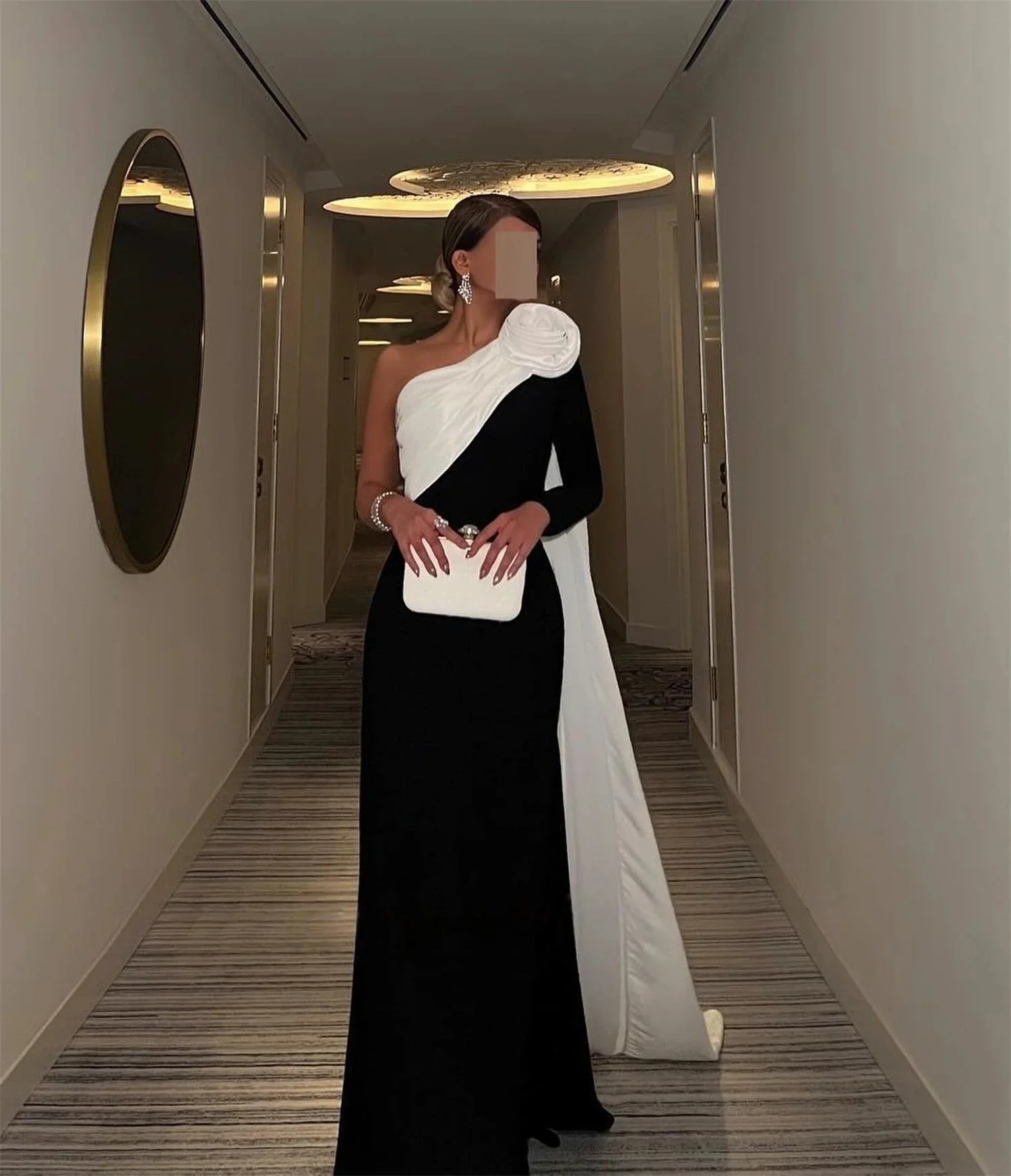 

Длинное платье на одно плечо на заказ Вечерние платья Pastrol Унисекс Джерси Ретро Дубай Саудовская Аравия Израиль Пром по индивидуальному заказу