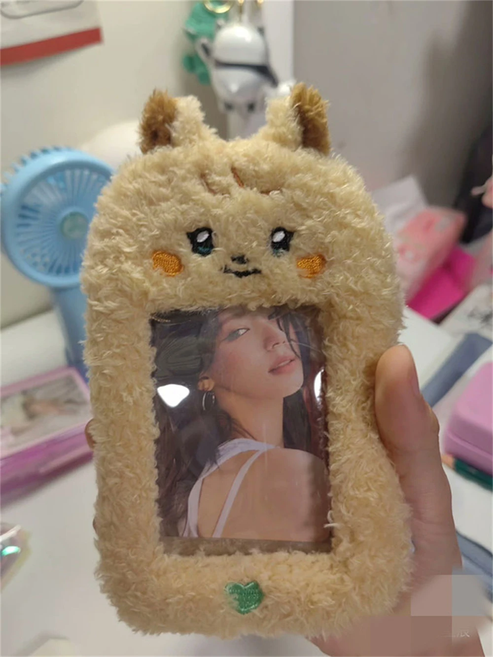 Kpop Gidle Photocards Plushies Holder Keychain Keyring MIYEON MINNIE SOYEON YUQI Peluches Students ID Holder Idols Accessories