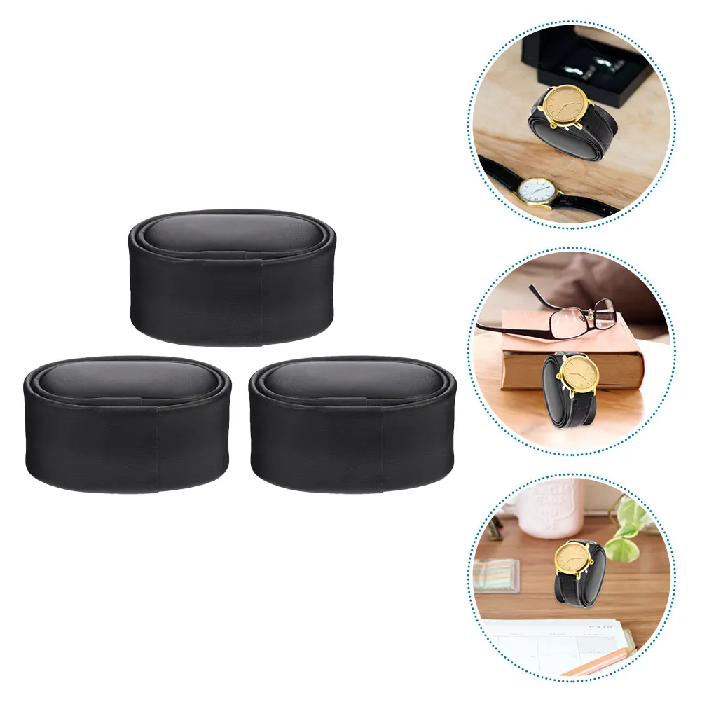 

3 Pcs Small Watch Pillow Automatic Pad Cushion Sponge Holders Accessories Miss Cushions
