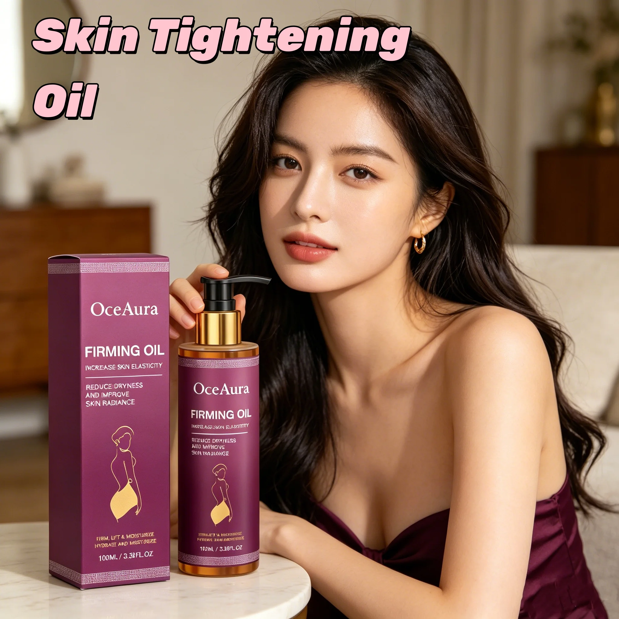 

Skin Firming Oil Anti Aging Lifting Tighten Body Massage Oil Reduce Cellulite Sagging Skin Care