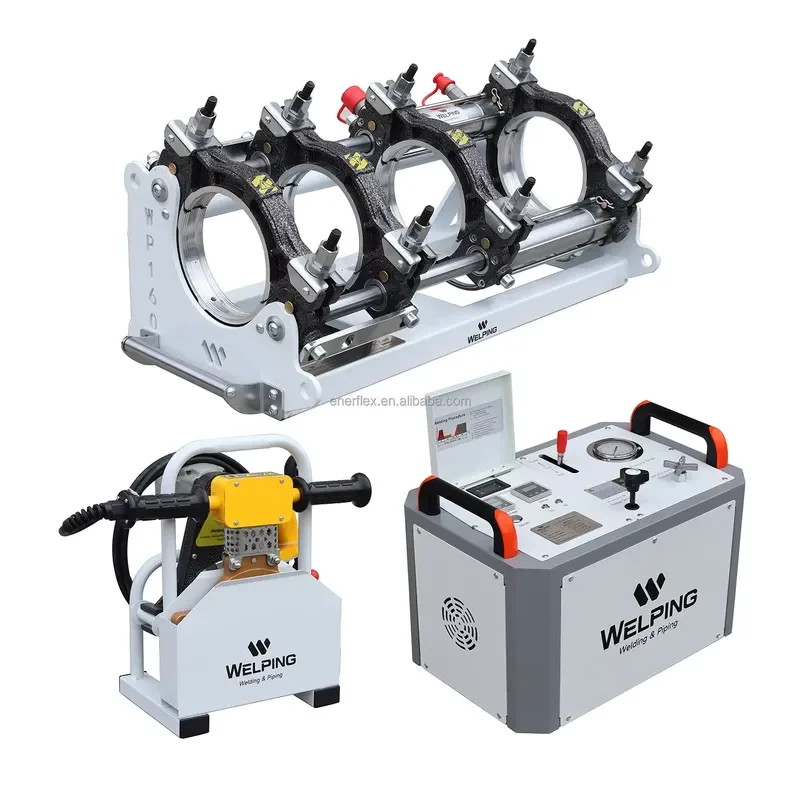 WELPING HDPE Plastic Thermofusion Butt Welding Machine 40-160mm Core Component OEM/ODM Engine Fusion Welding Equipment