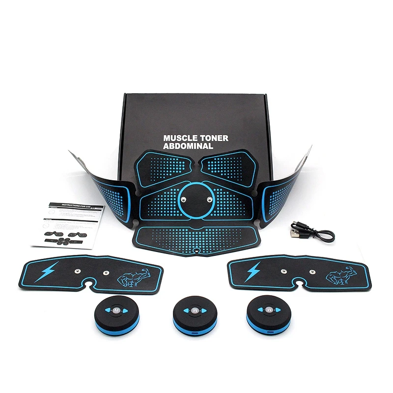 الاتحاد الأفريقي-مدرب تحفيز عضلات البطن EMS Abs فقدان الوزن أجهزة لياقة بدنية التدريب حزام تخسيس ممارسة الرياضة عدة