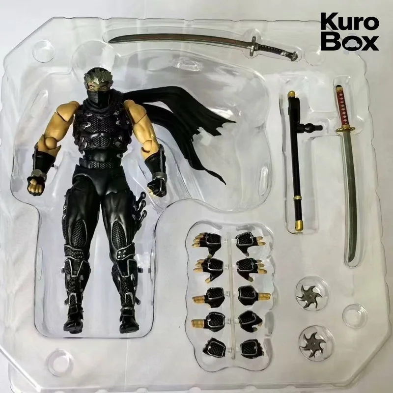 

Фигурка ниндзя, подвижная модель воина с оружием, коллекционная настольная игрушка в коробке, подарок для фанатов