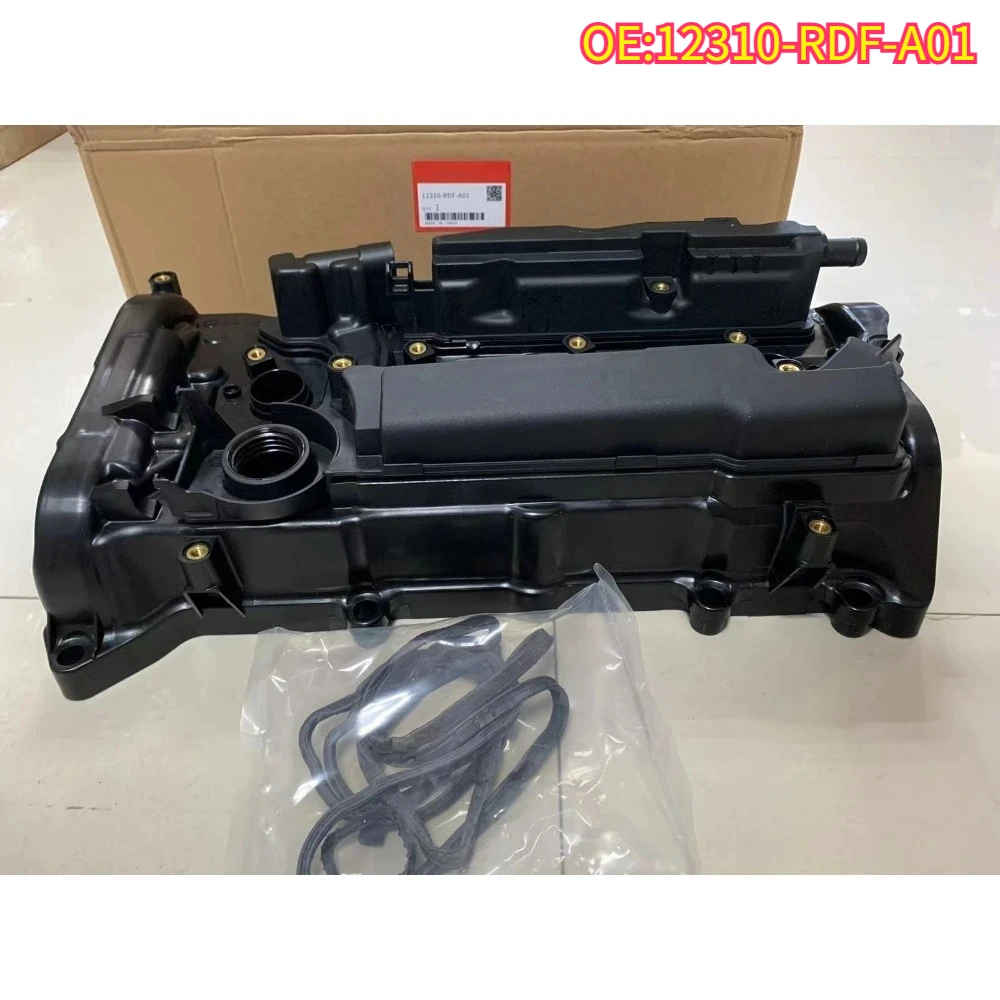 

High quality New For 12310-RDF-A01 Engine Valve Cover with Gasket Compatible with 2015-2019 Honda CR-V 2013-2017 Accord 2.4L