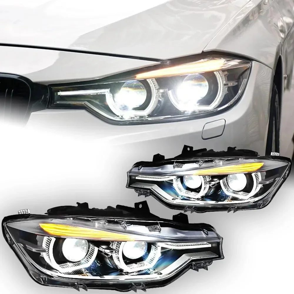 For BMW 3 Series F30 F35 320i LED Headlight 2013-2016 Head Lamp DRL Signal Projector Lens Headlights upgrade Auto Accessories