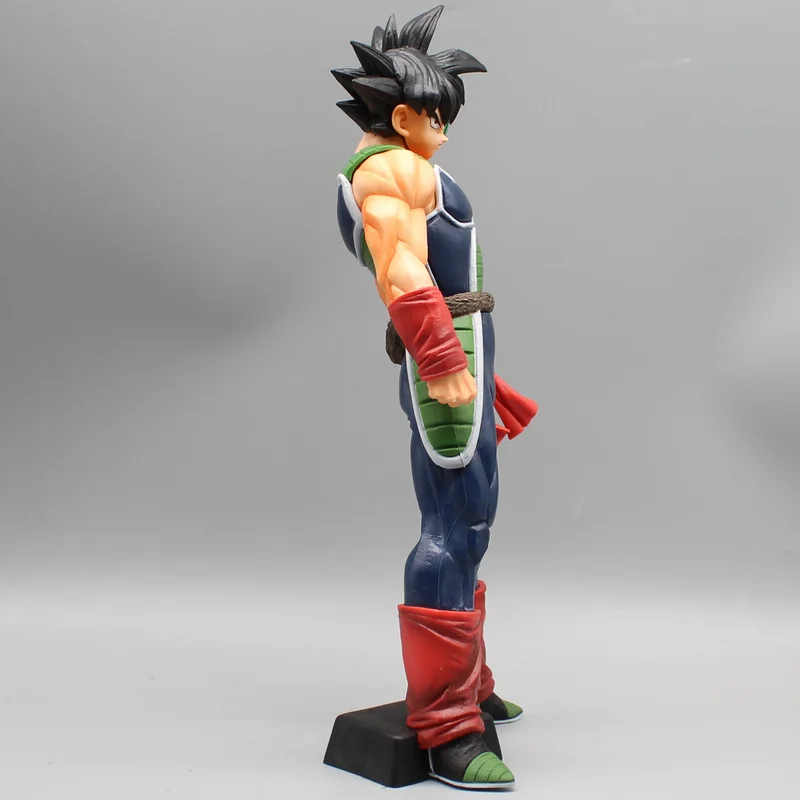 Figuras de Anime de Dragon Ball Burdock para niños, adorno de pelo negro de pie, Son Goku Saiyan, adornos coleccionables, juguete para regalo