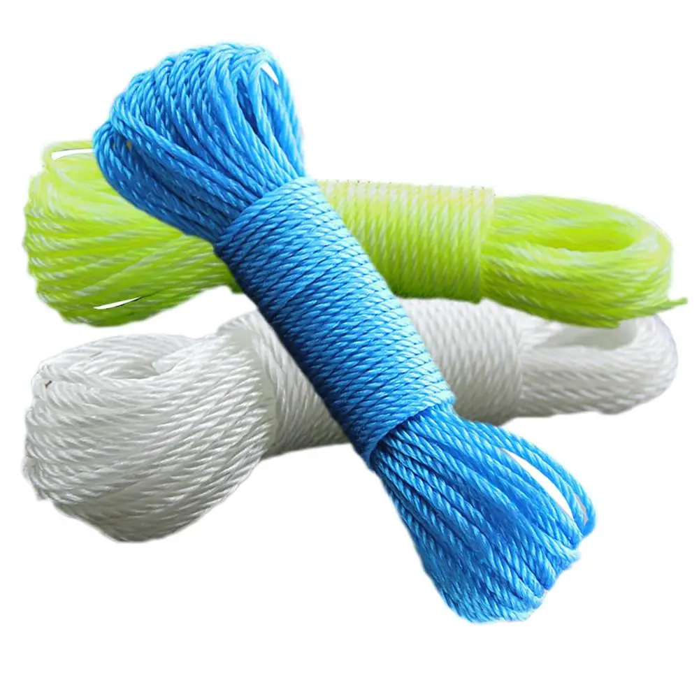 10/20M Braided Nylon Rope Polypropylene Rope Climbing Boat Yacht Sailing Line Pulley Rope Survival Parachute Cord Clothesline