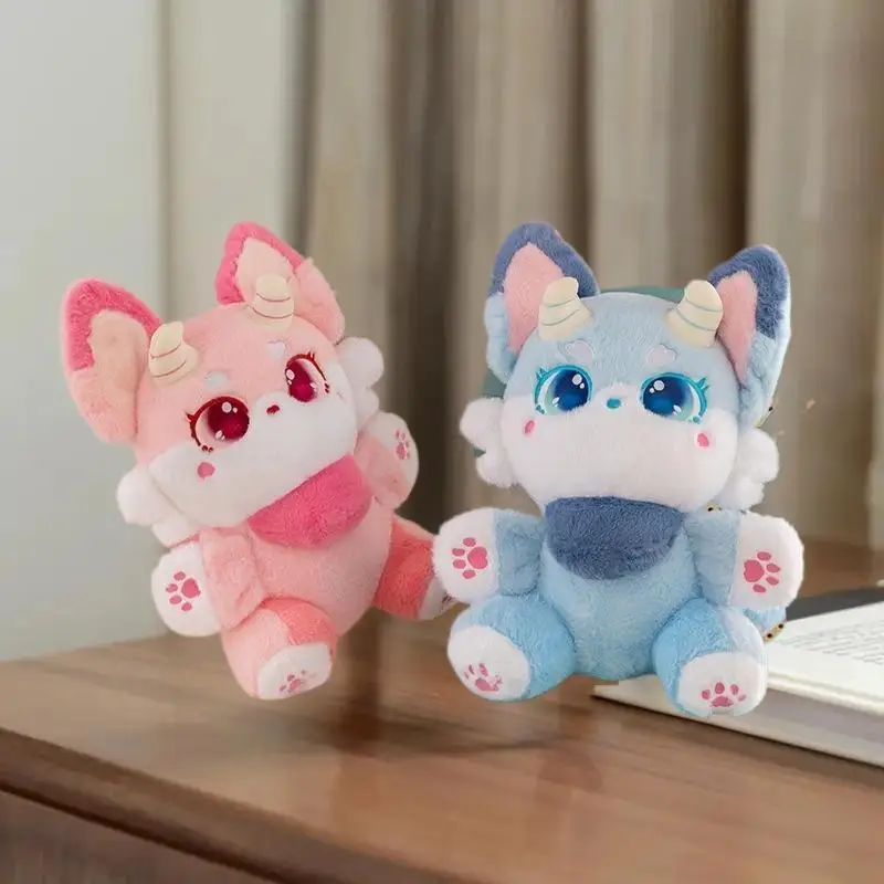 1Pc Enchanting Fox Pillow 35/50CM Cartoon Kawaii Phantom Stuffed Creature Soft Toys Handmade Sleep Puppets Christmas Gift