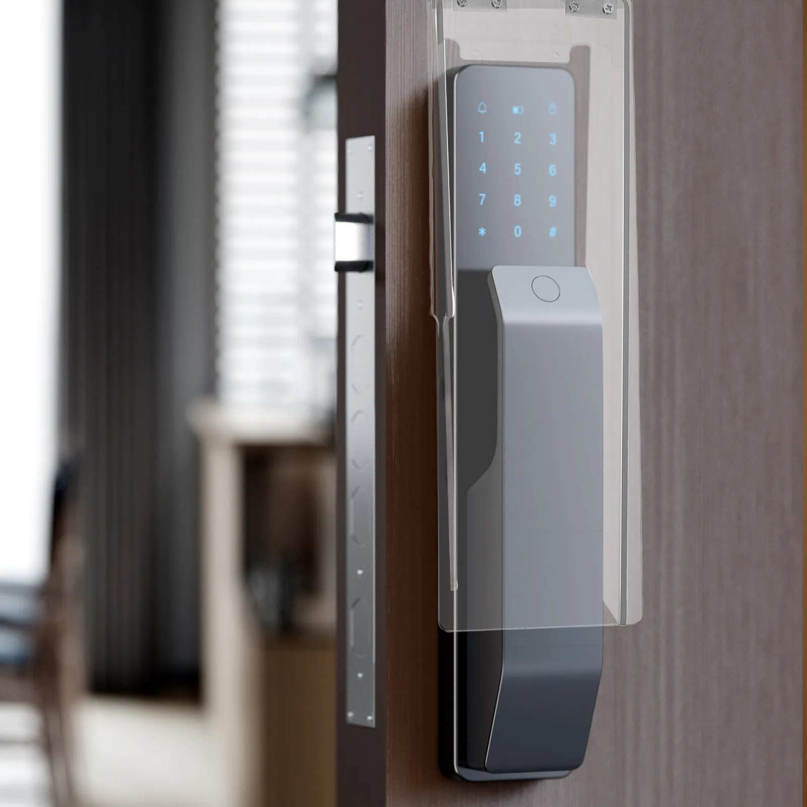 

Waterproof Clear Keypad Cover Outdoor Security Lock Protector for Password Doorbell Gate Entrance