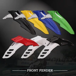 Universal Supermoto Motocross Front Fender Black Mudguard For Honda Yamaha Suzuki Kawasaki DRZ RMZ XT TW Dirt Bike