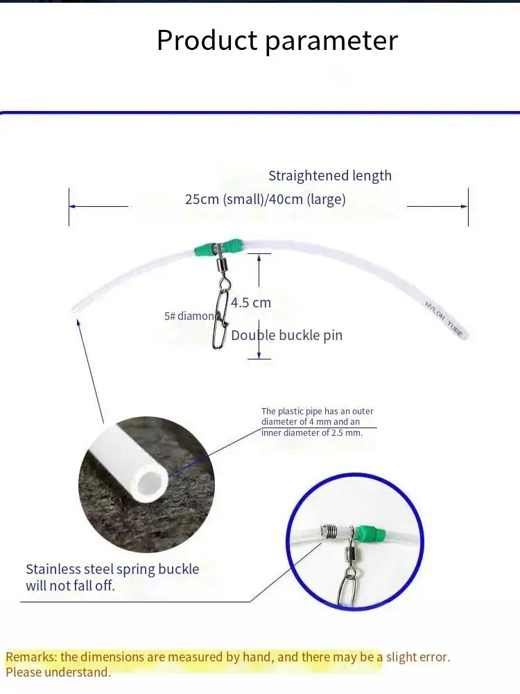 Zhongtong Tubo luminoso pesca mar – Equilibrio acero inoxidable