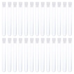 Practical Test Tubes Water Plant Terrarium Plastic Transparent Scientific Experiments