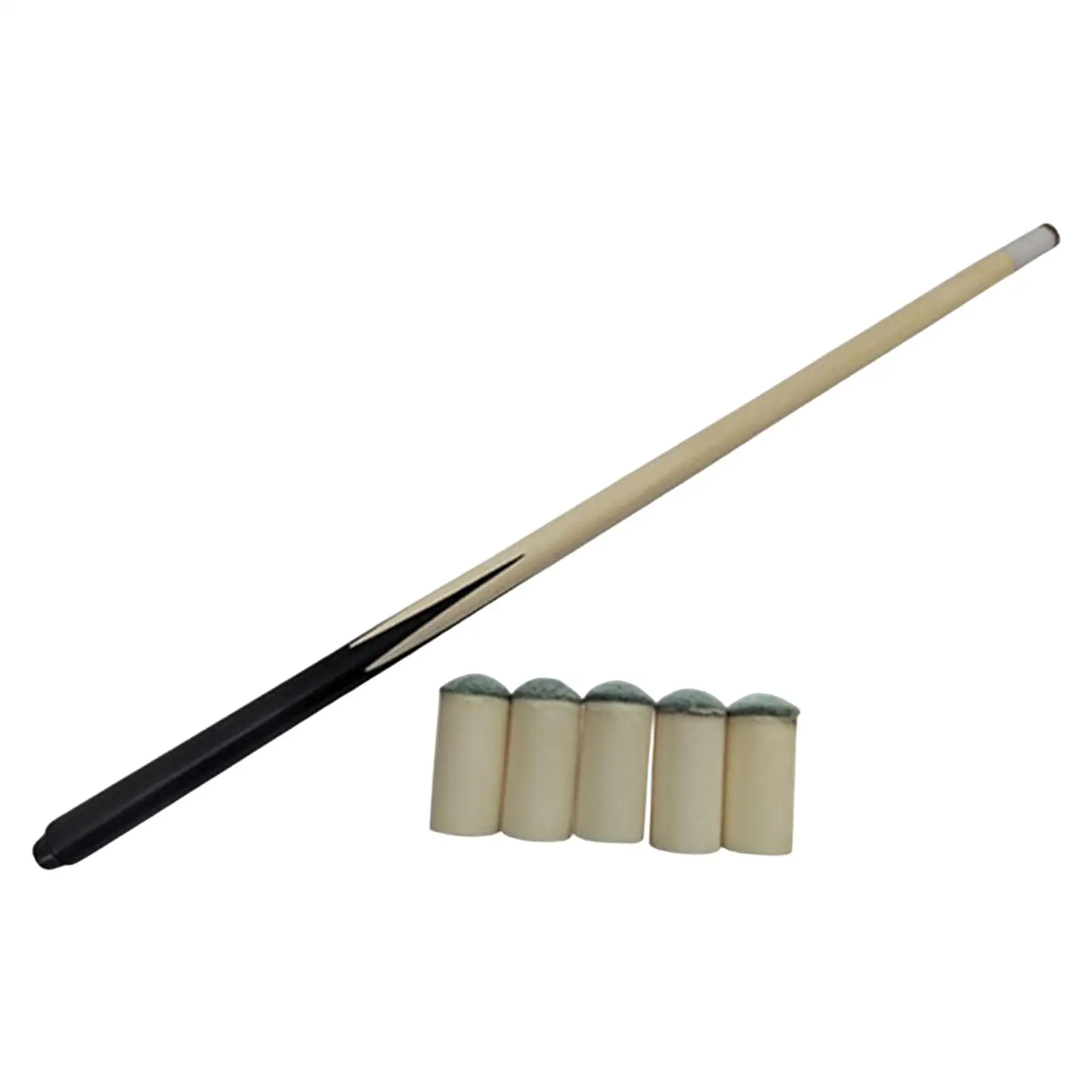 

Pool Cue for Children Soft Rubber Tail Protection,Lightweight Anti Explosion Cue Tip,Billiard Bar Accessories Wood Equipment