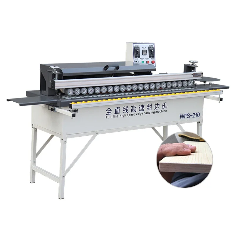 WFS-210 Automatic Edge Banding Machine Sealing and Repairing All-in-One Machine Copying Trimming Curved Straight Dual-purpose