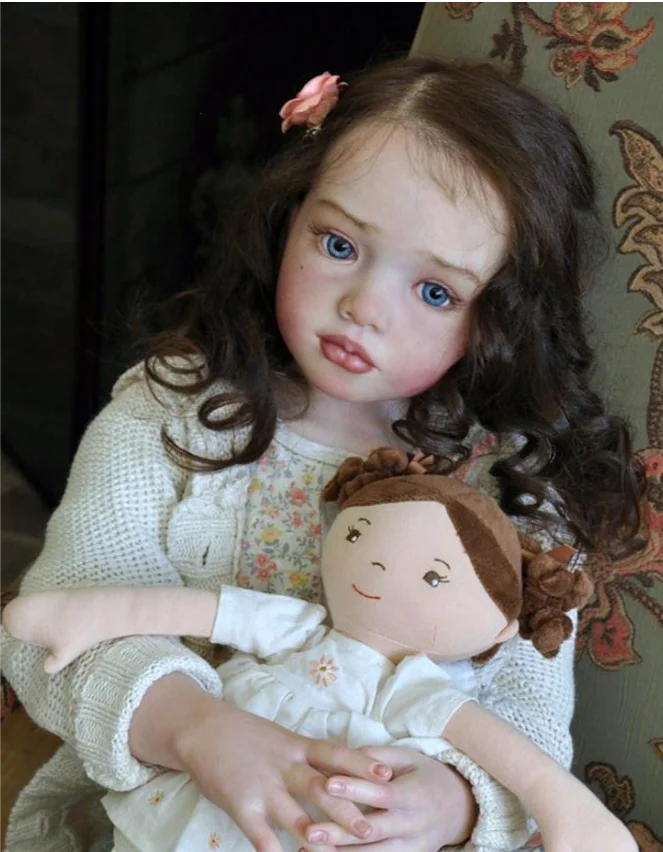 

SINO-BB 42 дюйма, ограниченная поставка, окрашенная деталь принцессы Алоенки для больших девочек, кукла реборн