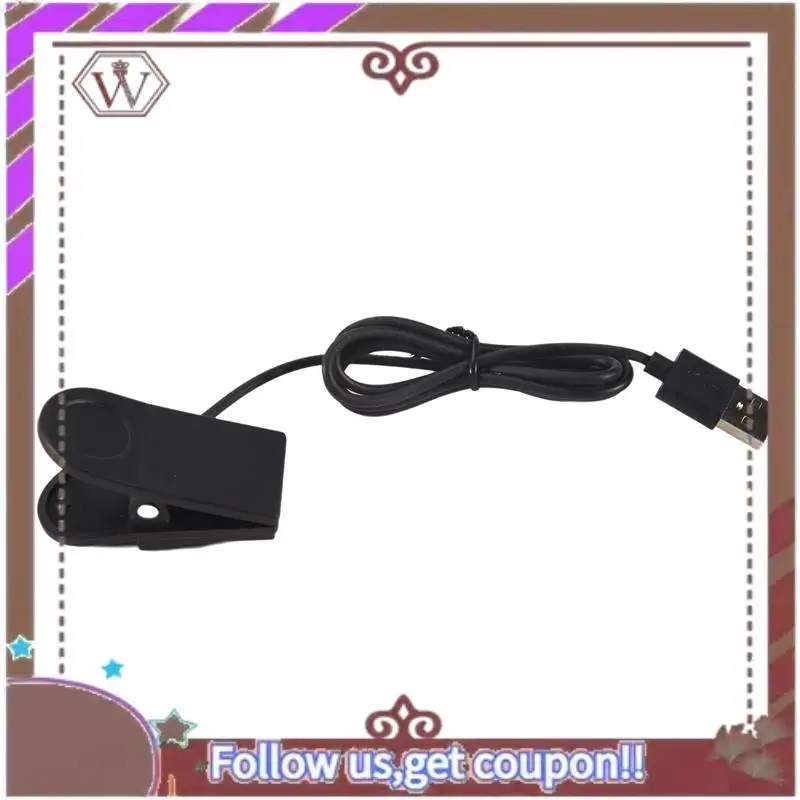 مشبك شحن ABBG، حامل شحن USB بديل متوافق مع كابل شحن الساعة الذكية Garmin-Fenix Chronos