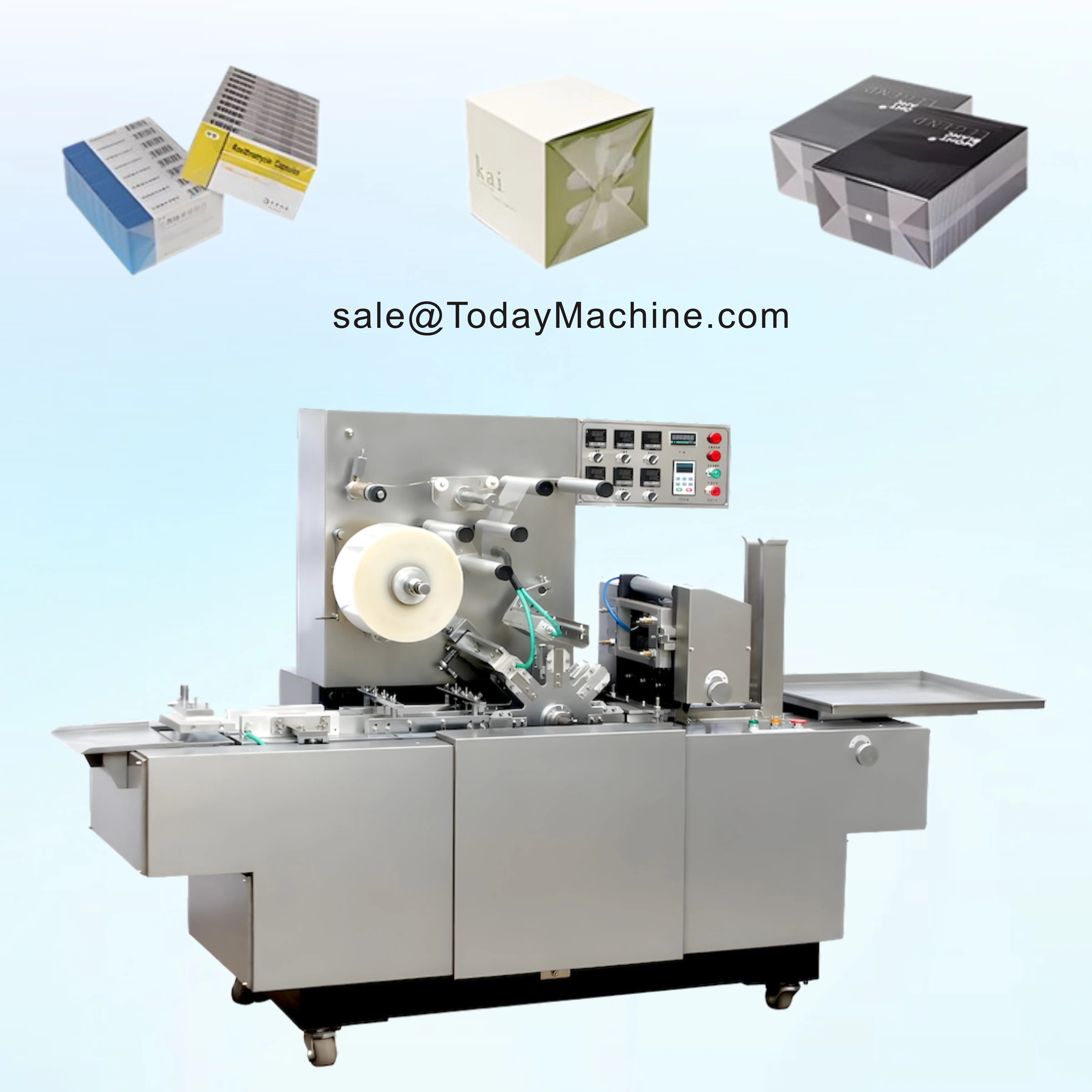 cellophane wrapping machine box