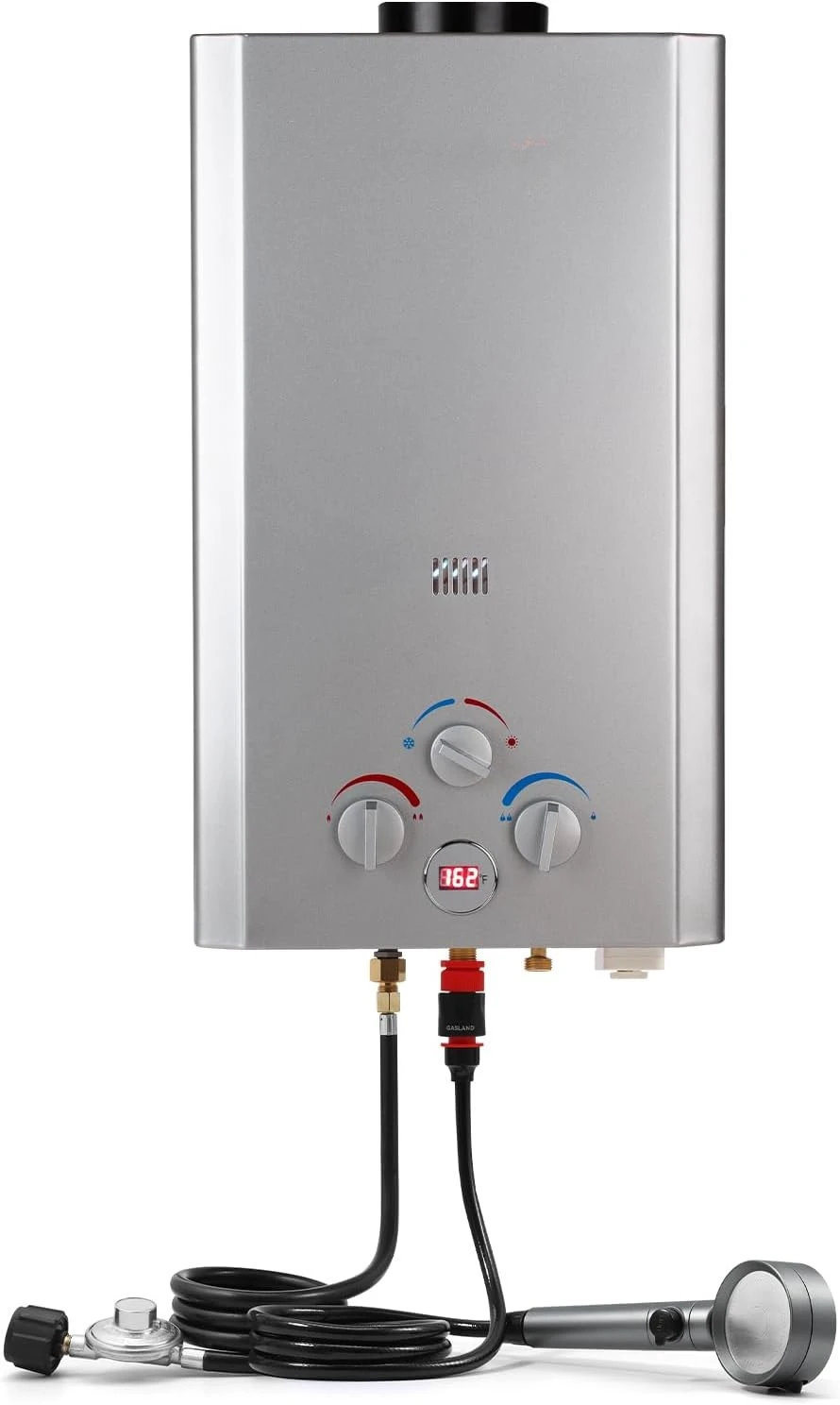 

Tankless Water Heater, Outdoors BE264S 2.64GPM 10L Outdoor Portable Gas Water Heater,