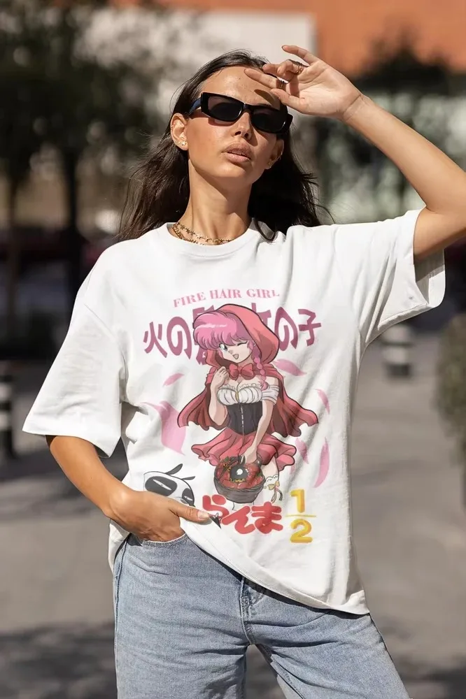 Ranma ½ Summer Hot Sale T-Shirt, Shampoo, Rumiko Takahashi, Cute Funny Anime Tee, One Size Short Sleeve Women And Men T-shirt