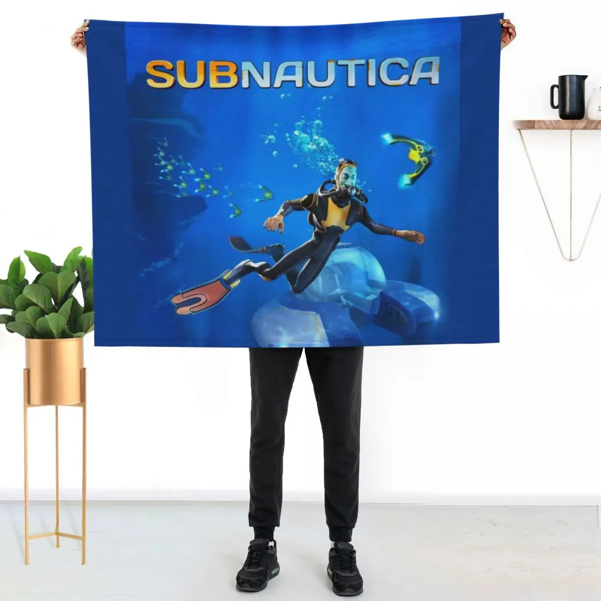

Subnautica 2 Throw Blanket All Weather Soft Throw Blanket for Sofa