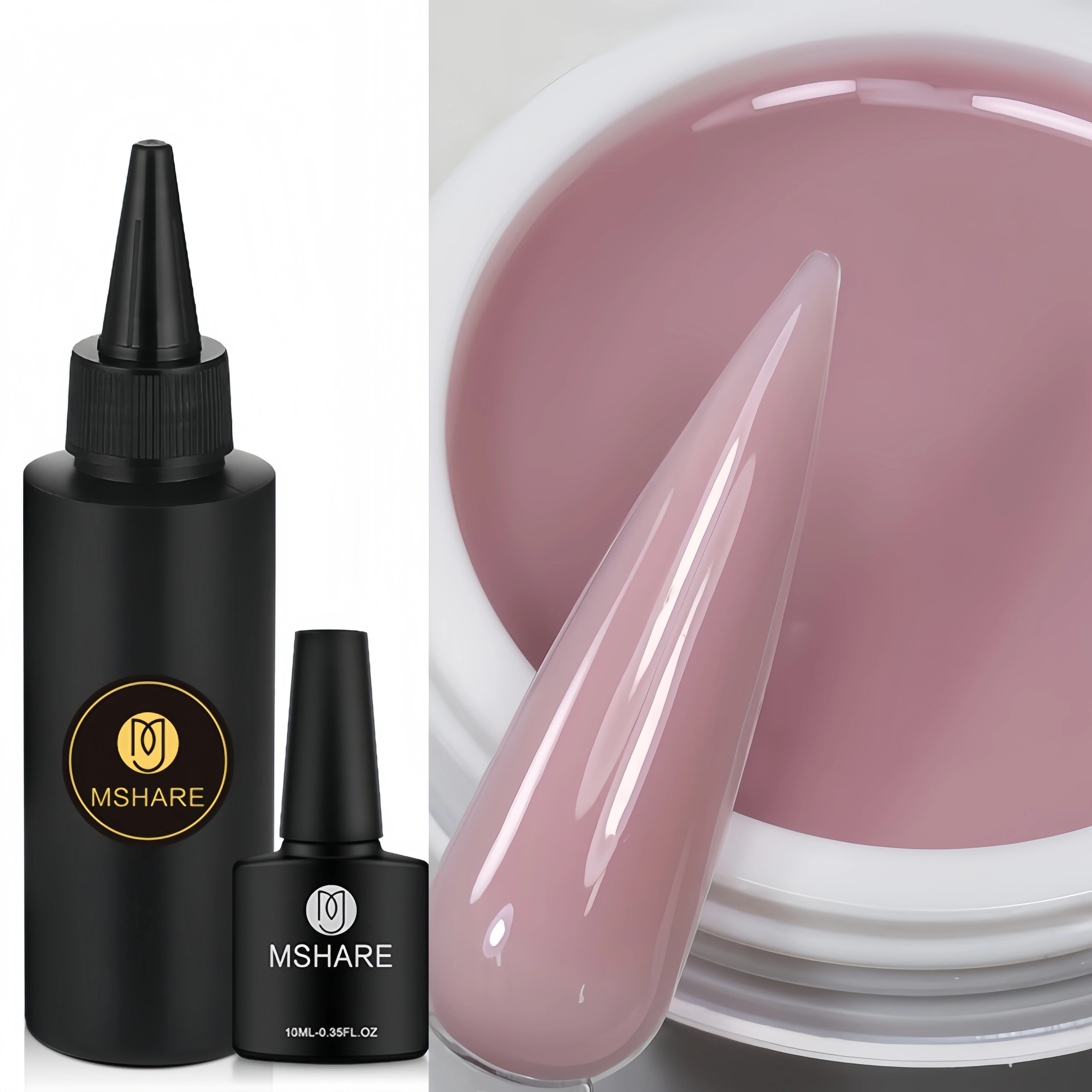 

MSHARE 250 г TPO Free Builder Гель для ногтей Непрозрачный гель для строительства ногтей Жидкий гель-акригель для наращивания ногтей Самоуровневый УФ- замачиваемый