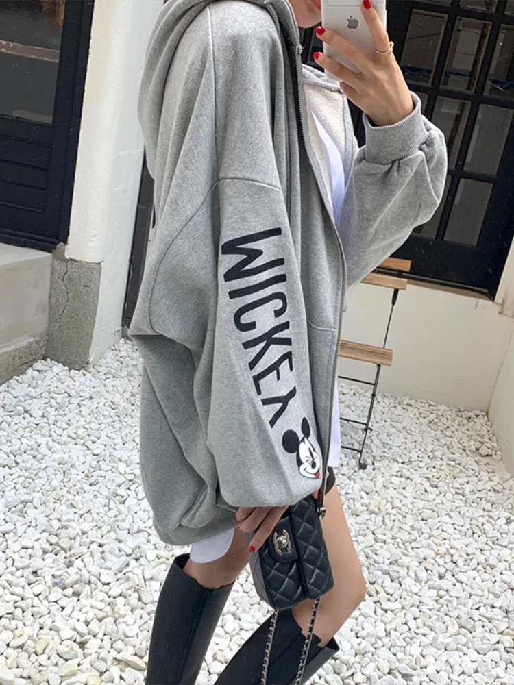 เสื้อฮู้ดซิป JL Original Street Sle Long Sve ลายพิมพ์ลำลอง ใส่ได้ทุกฤดู ผลิตในจีน สำหรับผู้หญิง แฟชั่นวัยรุ่น