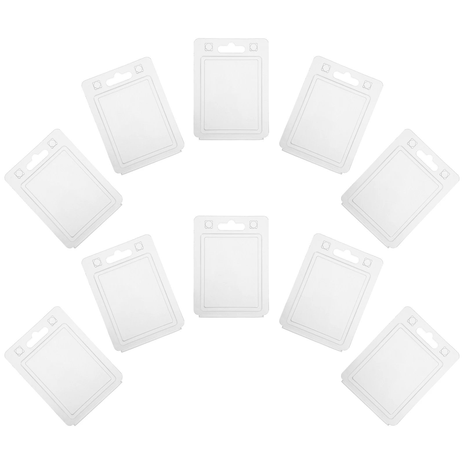 

10 Pcs Blister Packaging Display Case Cover Shell Clear Clamshell The Pet Cases