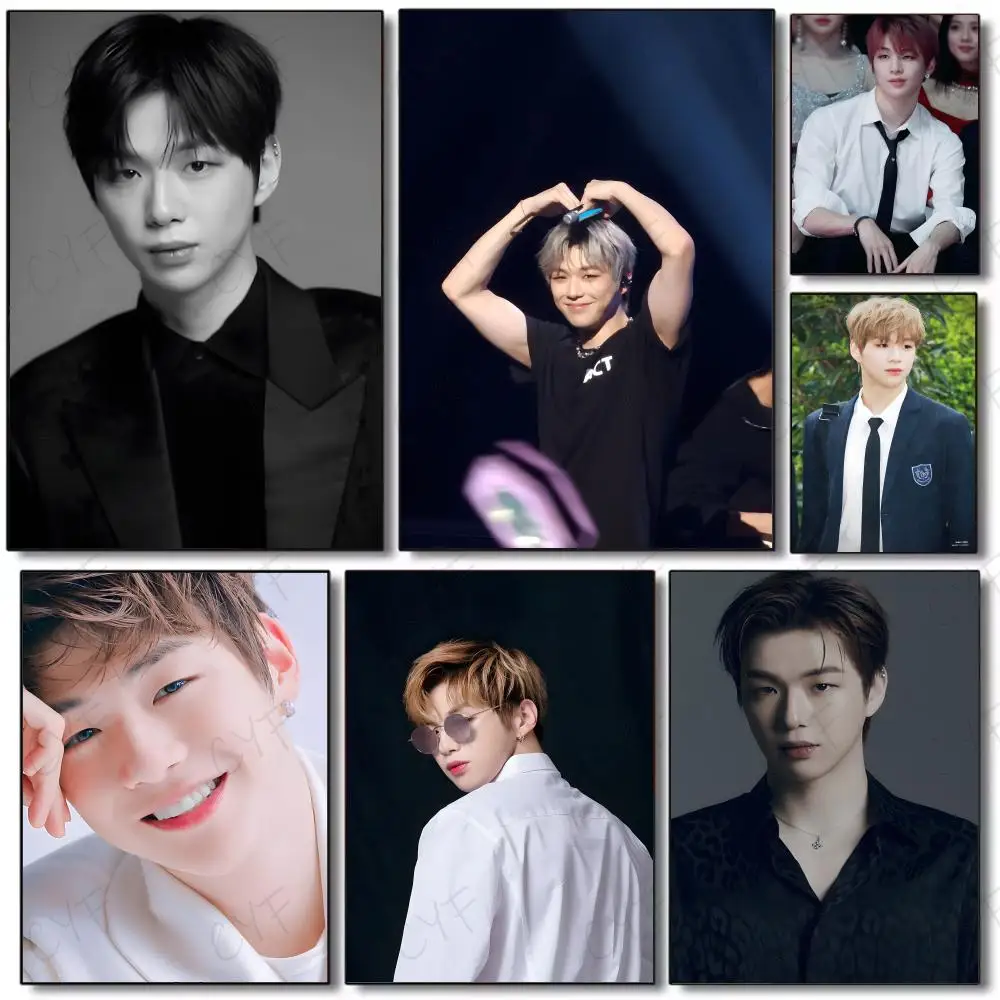 singer energetic K-Kang Daniel Poster Poster Painting Wall Art Mural for Living Room Home Decor and Gifts
