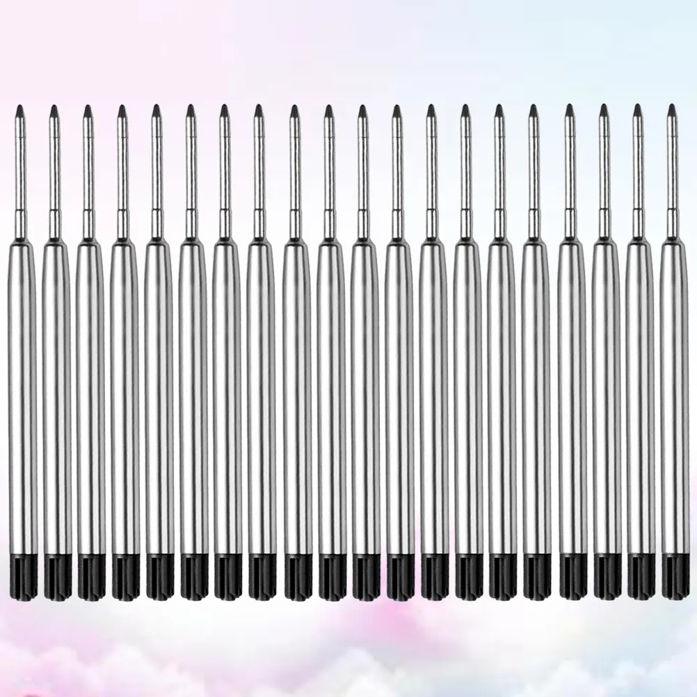 

20Pcs 1Mm Gel Pen Refills High Performance Ink Technology Leakproof Fine Tip for Handmade Cards Photo Albums Journals Study