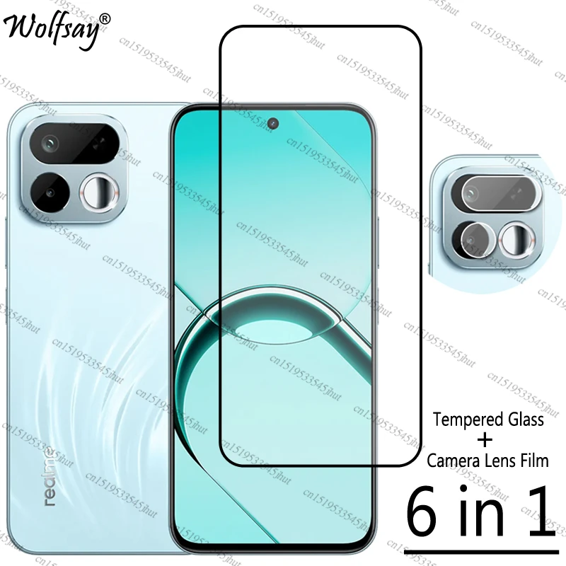 

Full Cover Tempered Glass For Realme 16T Screen Protector For Realme 16T Camera Lens Protective Phone Glass For Realme 16T Glass