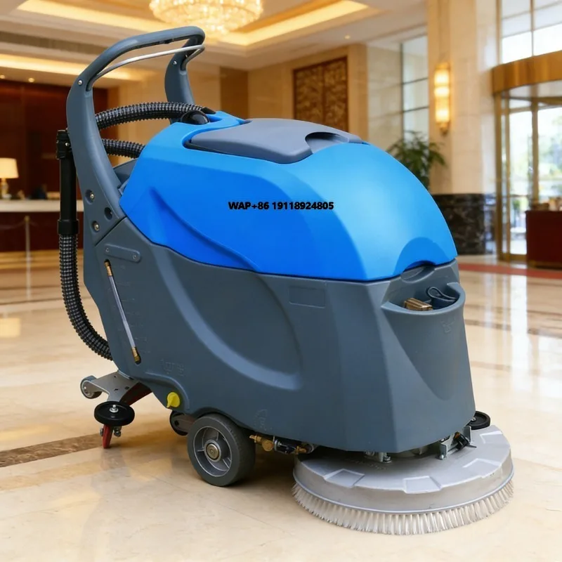 Commercial Industrial Professional Handheld Heavy Duty Cleaning Machine Walk Behind Floor Scrubber