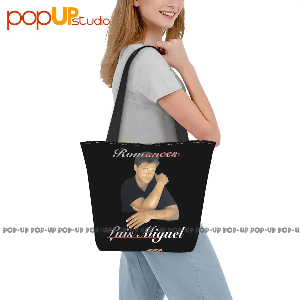 Luis Miguel Romances On A Cronies Tag Cute Handbags Tote Bag Shopping Bag Tear-Resistant