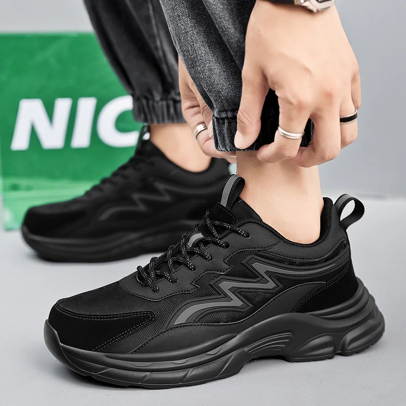 

Men's sports shoes, lightweight carbon plate racing running shoes, winter shock absorption, anti slip, wear-resistant, breathabl