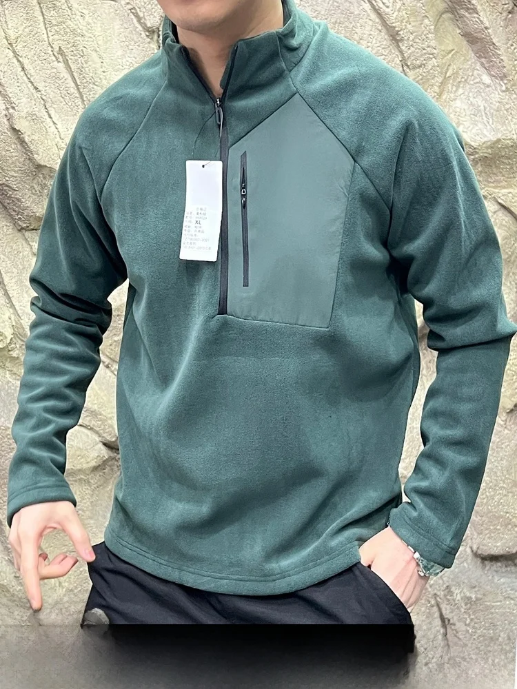 

Мужская утепленная толстовка на молнии с капюшоном, на флисовой подкладке, из термоткани, с 3D-кроем, для осени и зимы, с длинными рукавами