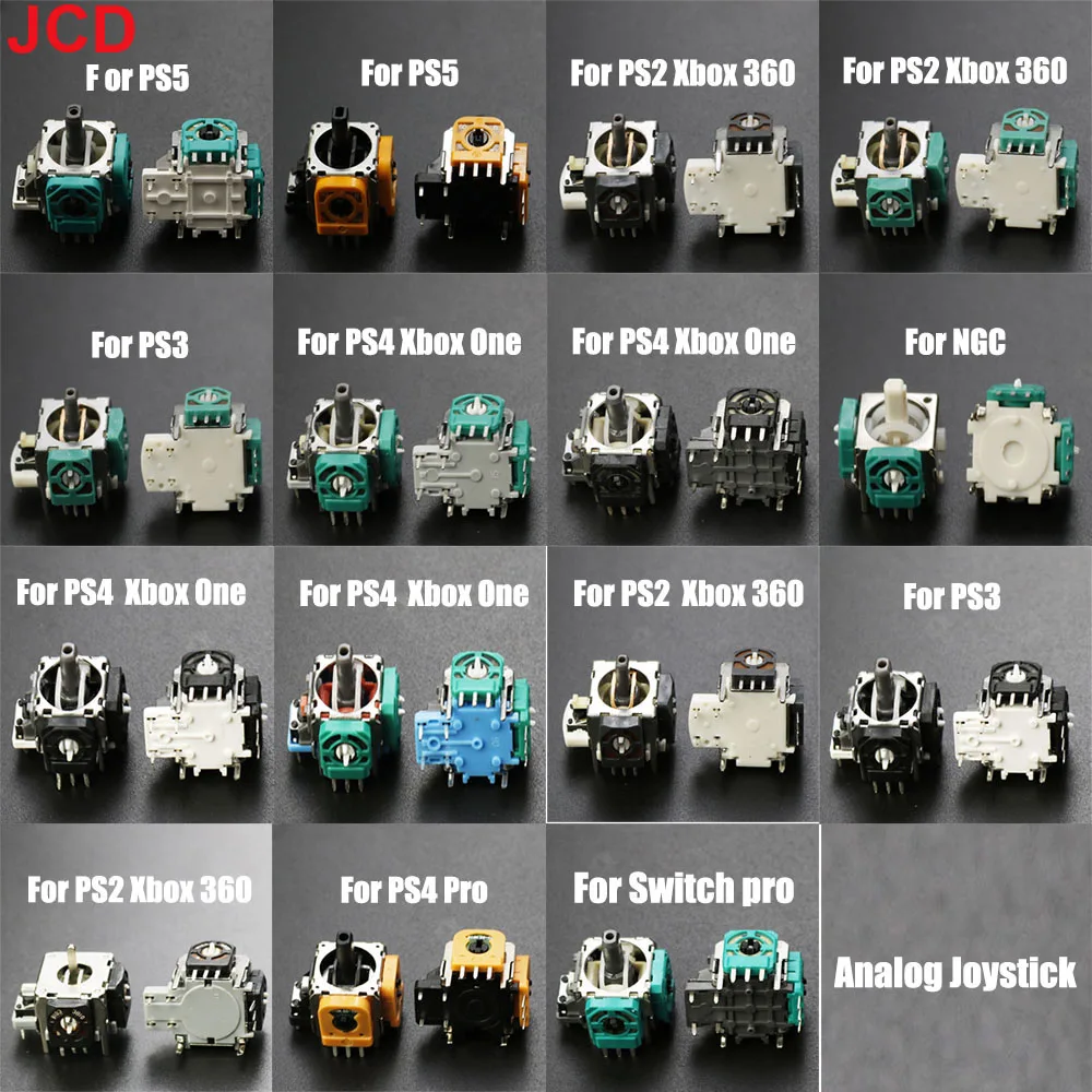 JCD 1 pz 3D Analog Grips sticks Joystick Stick Module Rocker per Xbox ONE Xbox360 Controller per PS2 PS3 PS4 PRO NGC