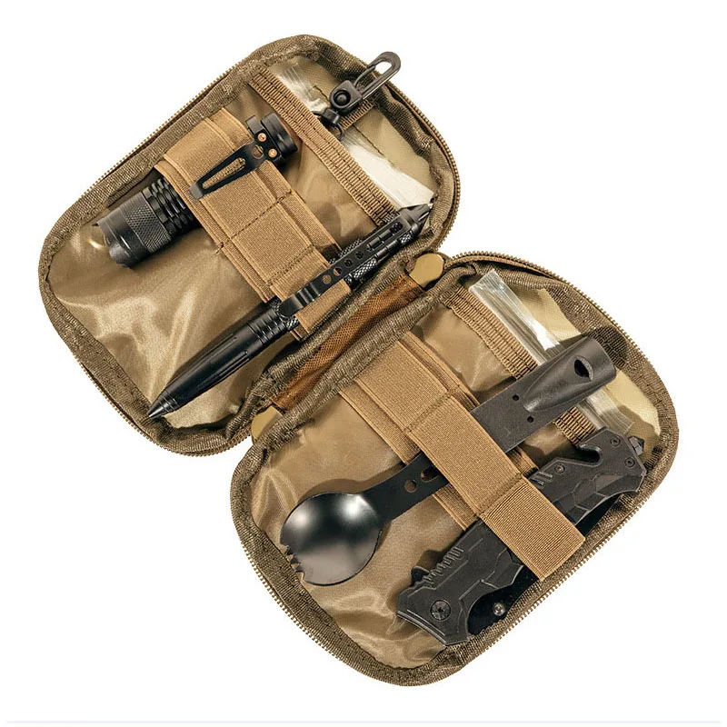 NEWTactical EDC Molle Pouch Portable Small Medical Waist Pack Outdoor First Aid Bag Phone Case Holder Camping Hunt Accessories