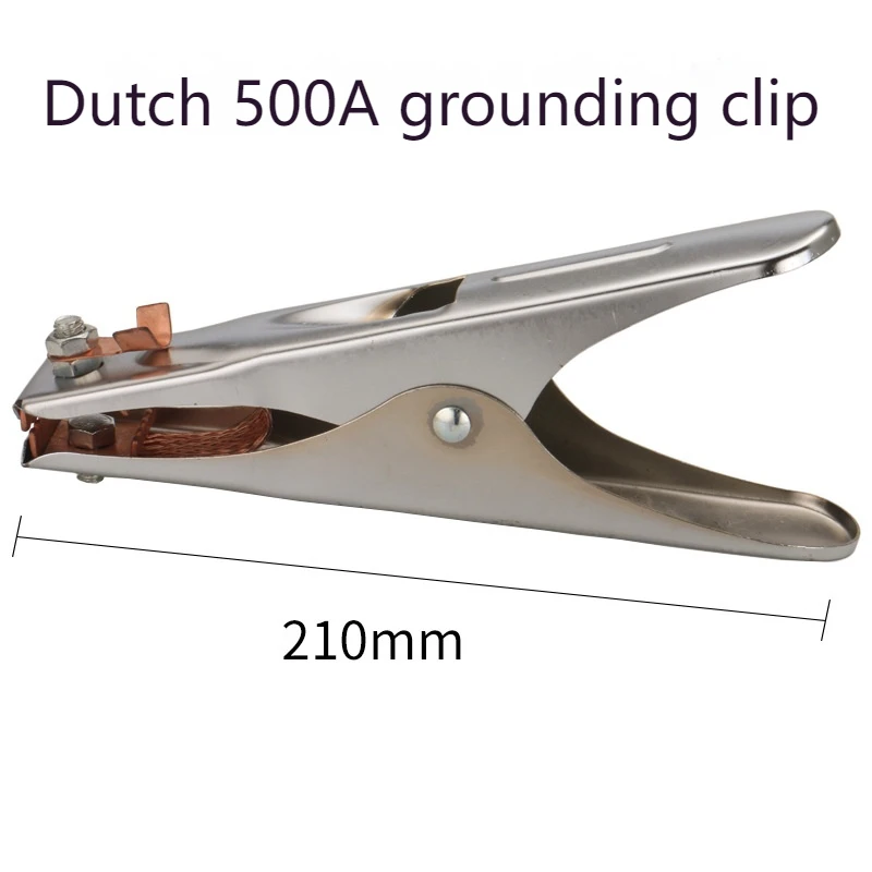 300A/500A/800A Dutch American Welding Machine Grounding Clamp Gas Shielded Welding Tools Handle Grounding Equipment Clamp  Head