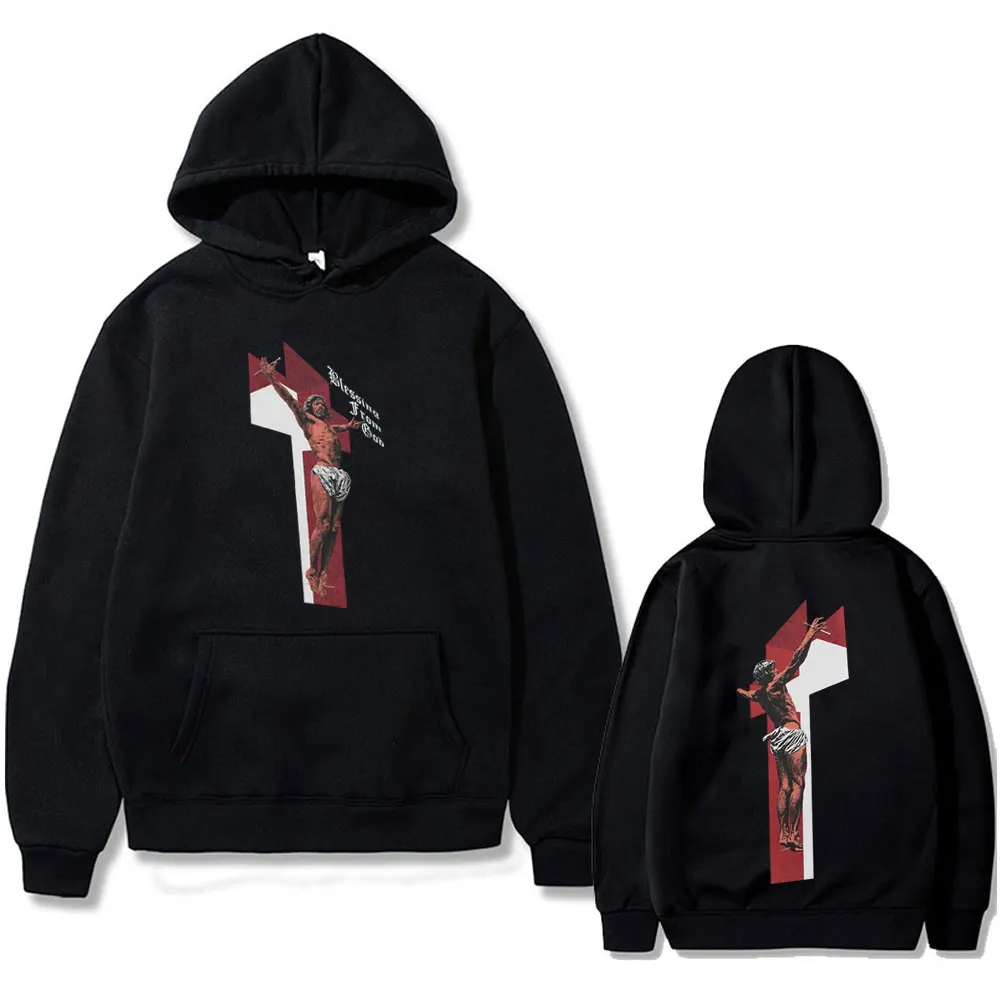 

Christian Jesus Blessing From God Graphic Hoodie Men Women Clothing Fashion Casual Oversized Sweatshirt Unisex Vintage Hoodies
