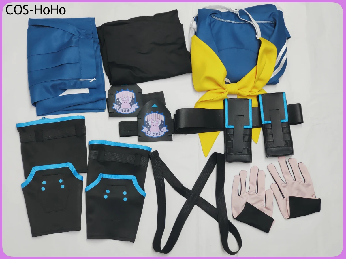 COS-HoHo Blue Archive Sorai Saki Sail Suit Lovely Rabbit Team Uniform Costume Cosplay Halloween Carnival Party Role Play Outfit