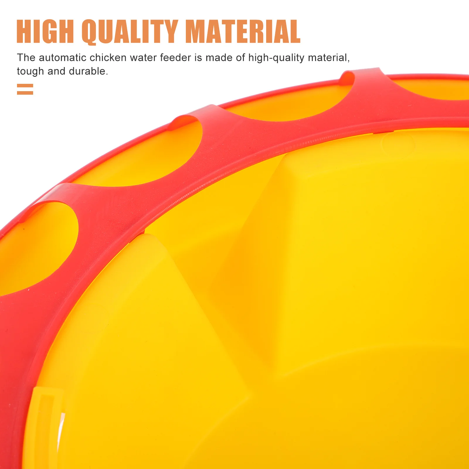 

2Pcs Automatic Poultry Water Drinker Durable Plastic Feeder Refillable Container for Chicken Quail Bird Pet Farm